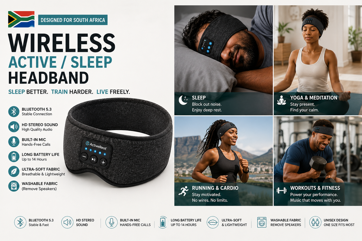 Wireless Active & Sleep Headband Headphones